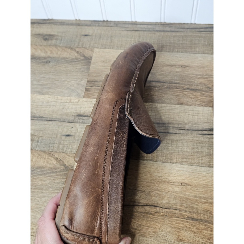 Cole Haan Leather Driving Loafers Men's Size 9.5 Brown Casual Slip On - Picture 6 of 10
